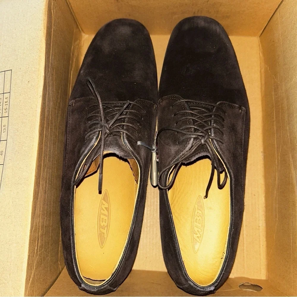 MBT Men's Dark Brown Oxfords